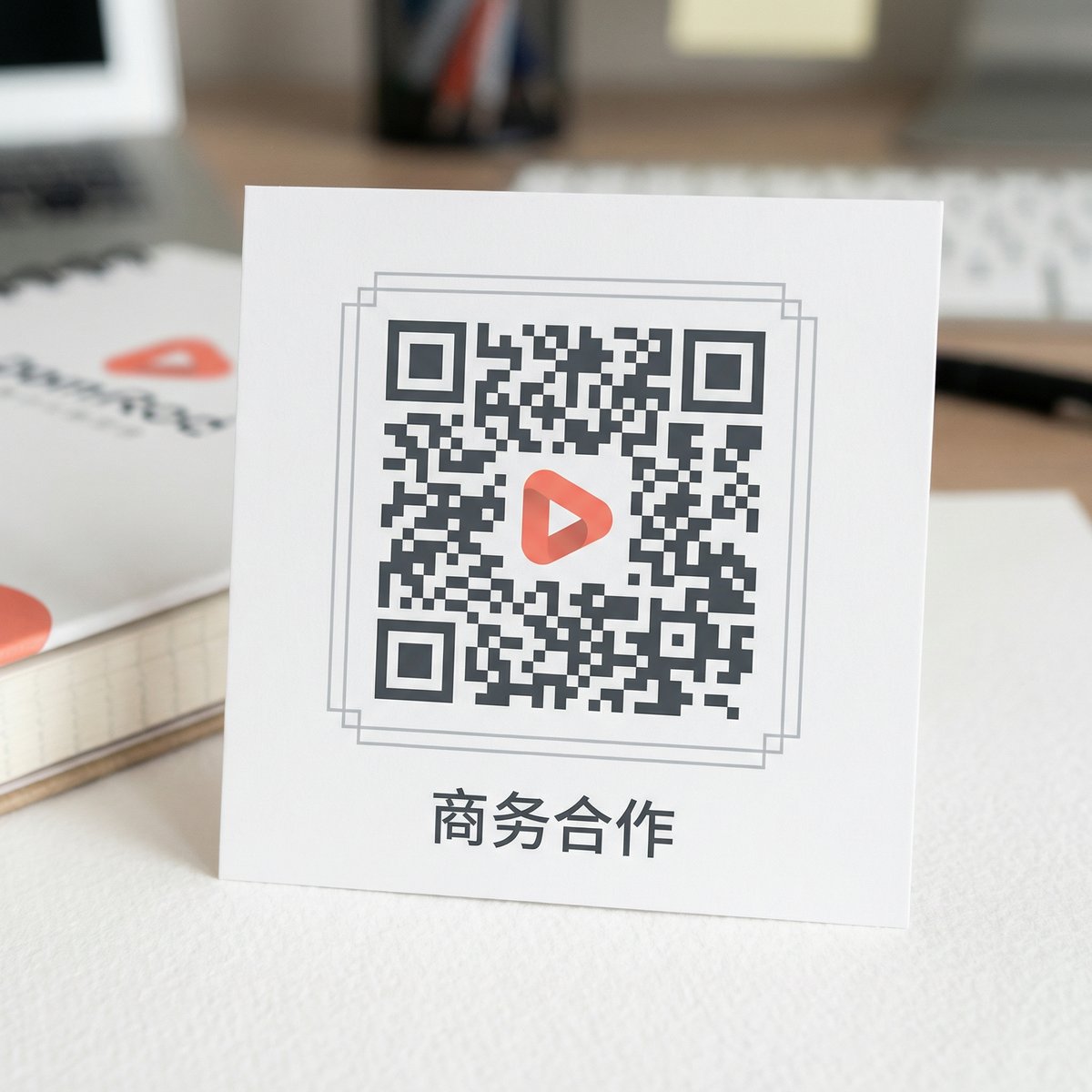 黄色仓库商务合作二维码